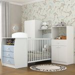 quarto-infantil-com-berco-comoda-e-colchao-incluso-laura-multimoveis-branco-azul