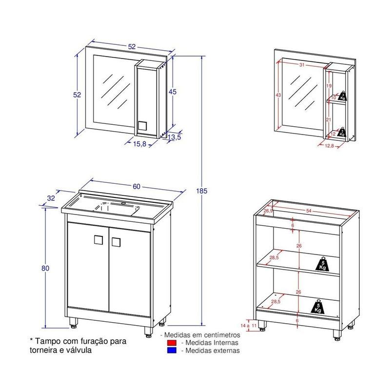 gabinete-banheiro-com-cuba-e-espelheira-60cm-multimoveis-cr10101-castanho-argel-branco