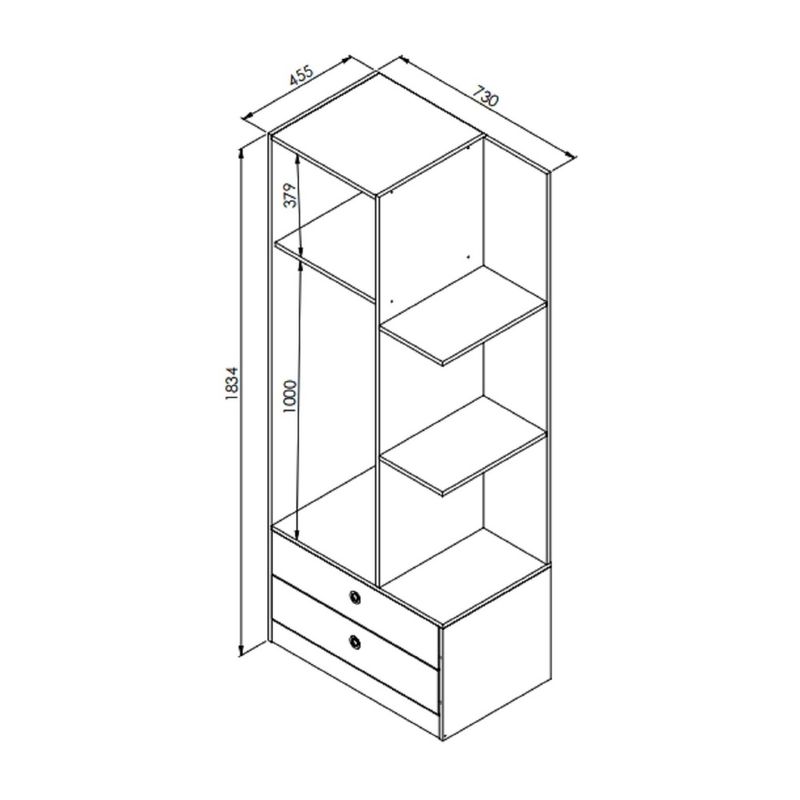 guarda-roupas-infantil-1-porta-2-gavetas-multimoveis-cr35097-branco-fume