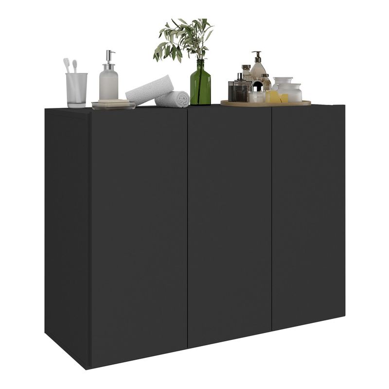 balcao-multiuso-organizador-para-banheiro-3-portas-90cm-multimoveis-mp5039-preto