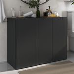 balcao-multiuso-organizador-para-banheiro-3-portas-90cm-multimoveis-mp5039-preto