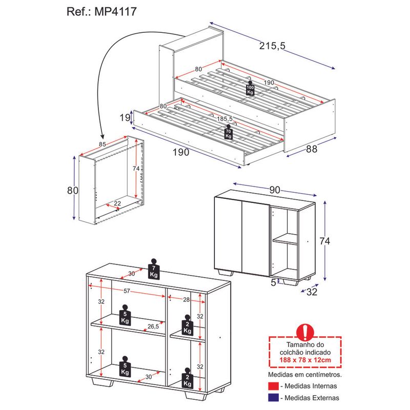 conjunto-quarto-bicama-com-bau-e-balcao-2-portas-multimoveis-mp4117-branco