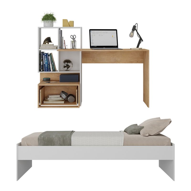 conjunto-quarto-cama-de-solteiro-com-escrivaninha-multimoveis-mp4124-branco-rustic