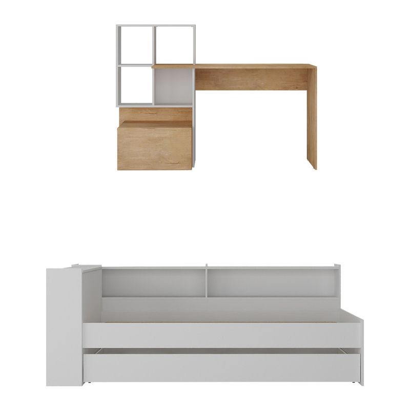 conjunto-quarto-bicama-bau-com-prateleira-e-escrivaninha-multimoveis-mp4126-branco-rustic