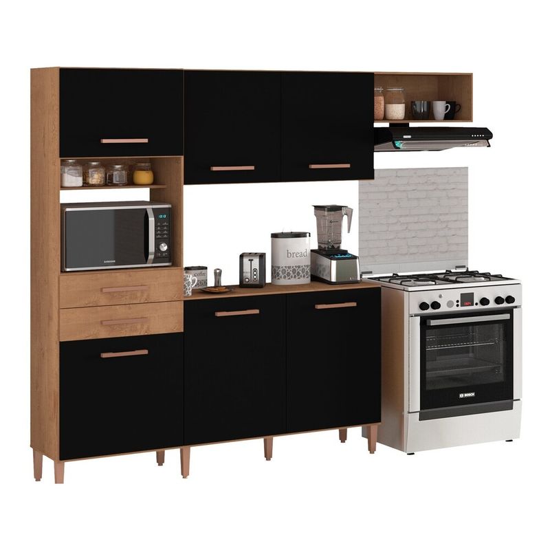 cozinha-completa-compacta-3-pcs-225cm-multimoveis-cr20110-canelato-rustico-preto