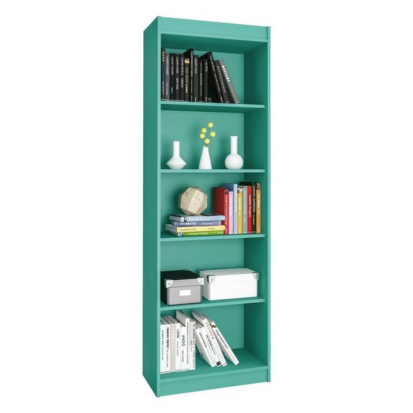 Estante Organizadora 57cm Multimóveis CR25251 Turquesa Rústico