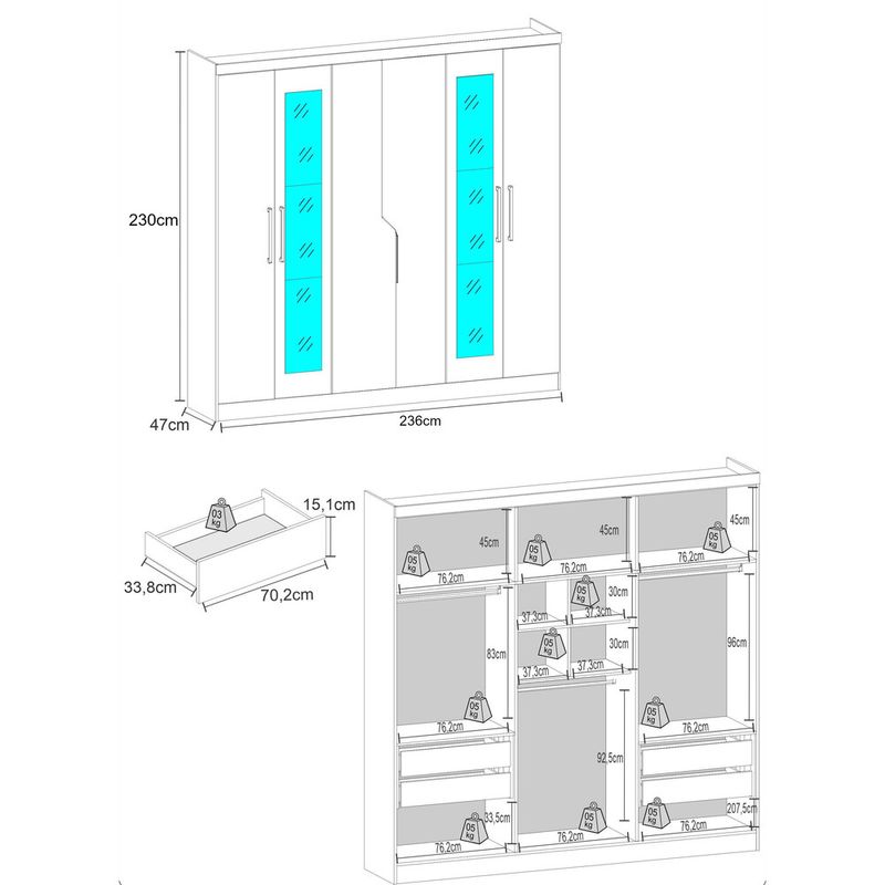 guarda-roupas-6-portas-com-espelhos-multimoveis-cr35121-canelato-rustico-3d-natura-off-white