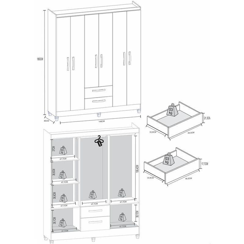 guarda-roupas-6-portas-2-gavetas-e-espelhos-multimoveis-cr35140-canelato-rustico-natura-off-white