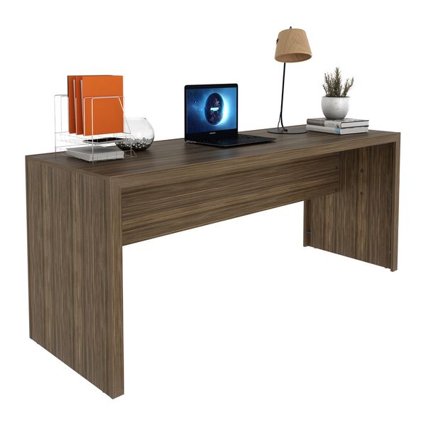 Escrivaninha/Mesa Escritório 180cm Multimóveis CR25266 Nogal