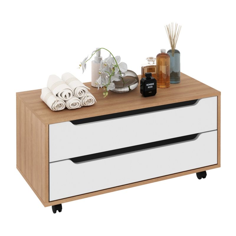 gabinete-banheiro-80cm-2-gavetas-retro-com-rodizios-multimoveis-cr10121-amendoa-branco