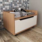 gabinete-banheiro-60cm-com-1-gaveta-e-rodizios-multimoveis-cr10124-amendoa-branco
