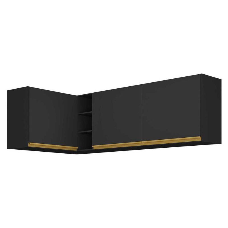 kit-armario-de-cozinha-aereo-canto-90cm-e-aereo-120cm-veneza-multimoveis-mp2148-preto-dourado