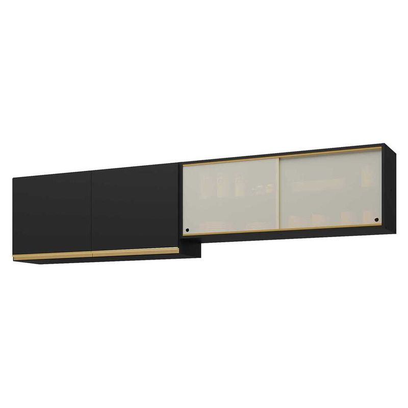 kit-2-armarios-de-cozinha-aereos-4-portas-veneza-multimoveis-mp2150-preto-dourado