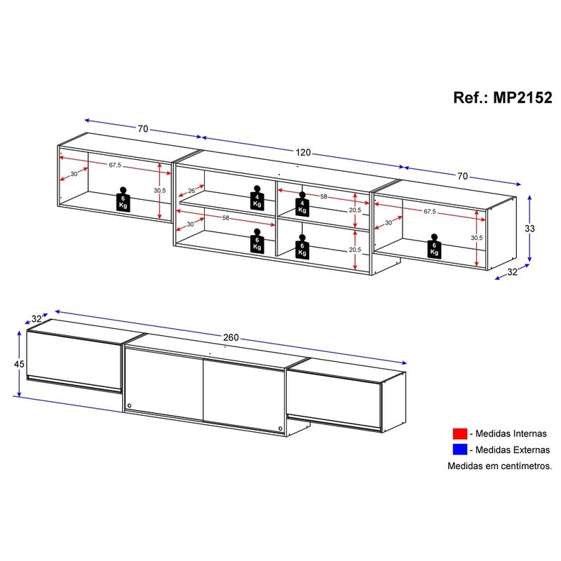 kit-3-armarios-de-cozinha-aereos-4-portas-veneza-multimoveis-mp2152-preto-dourado