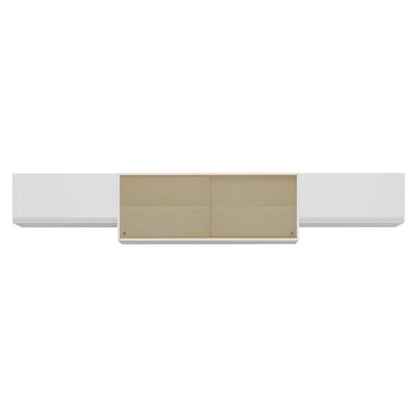 Kit 3 Armários de Cozinha Aéreos 4 Portas Veneza Multimóveis MP2152 Branco