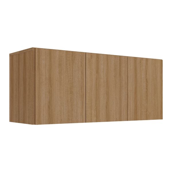 Armário de Cozinha Aéreo 3 Portas Multimóveis MP2155 Rustic
