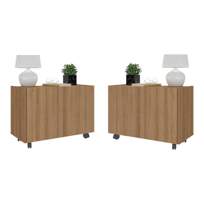 kit-2-mesas-de-cabeceira-com-rodizios-2-portas-multimoveis-mp4136-rustic