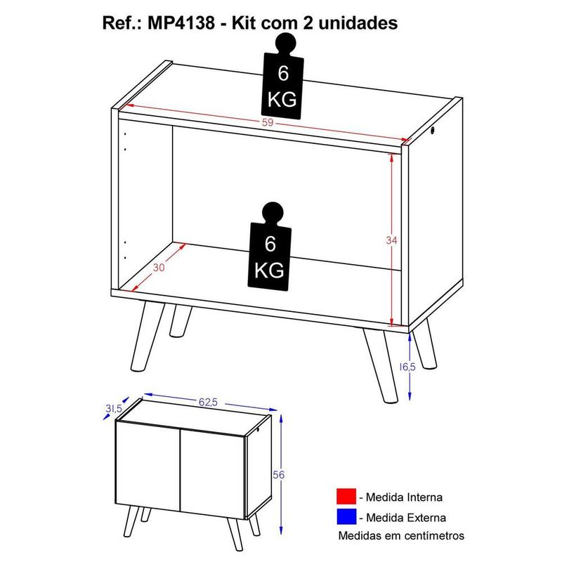 kit-2-mesas-de-cabeceira-retro-2-portas-multimoveis-mp4138-preto-rosa