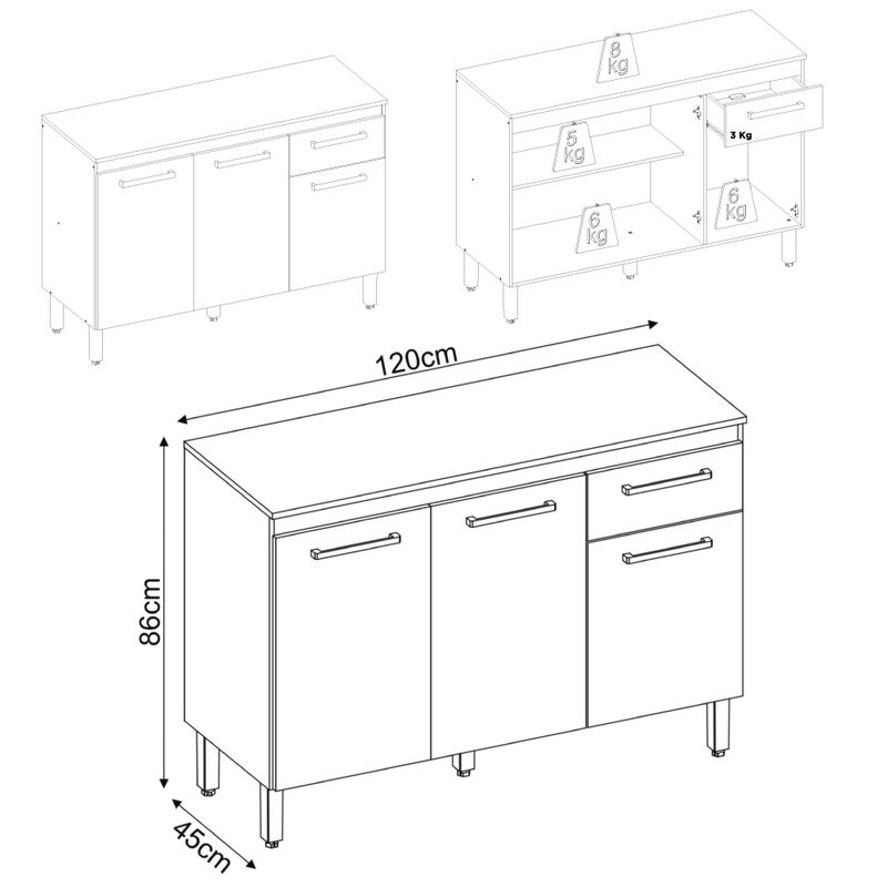 balcao-de-cozinha-gabinete-pia-120cm-3-portas-e-1-gaveta-multimoveis-cr20239-amendola-branco