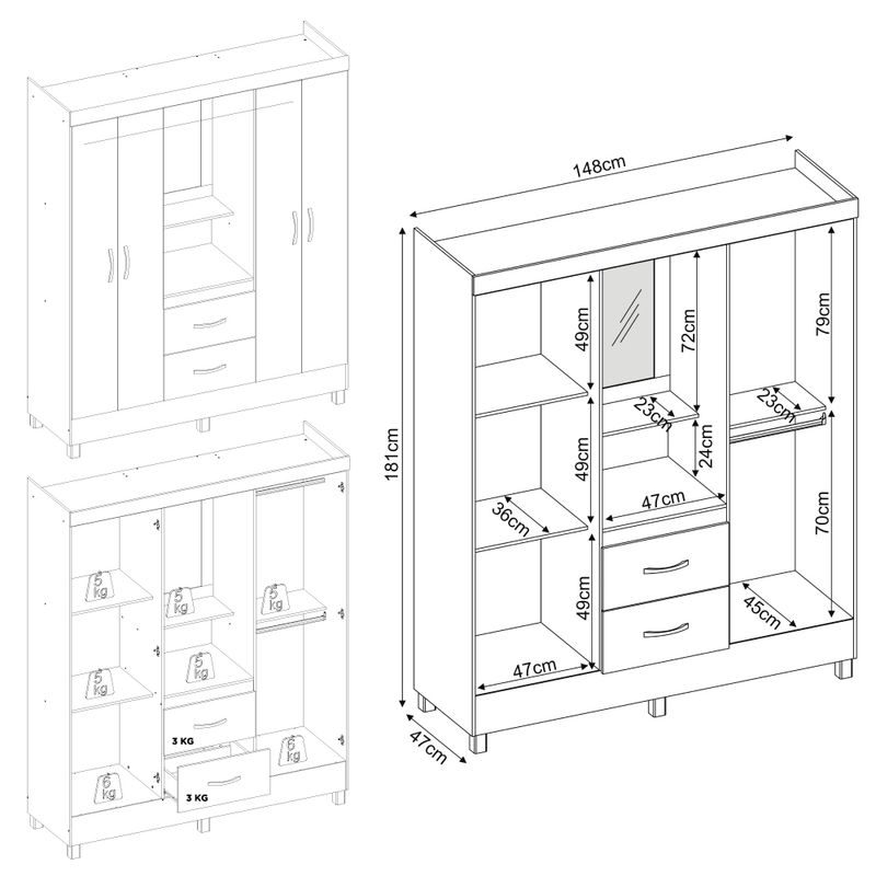 guarda-roupas-solteiro-4-portas-2-gavetas-e-espelho-multimoveis-cr35189-branco