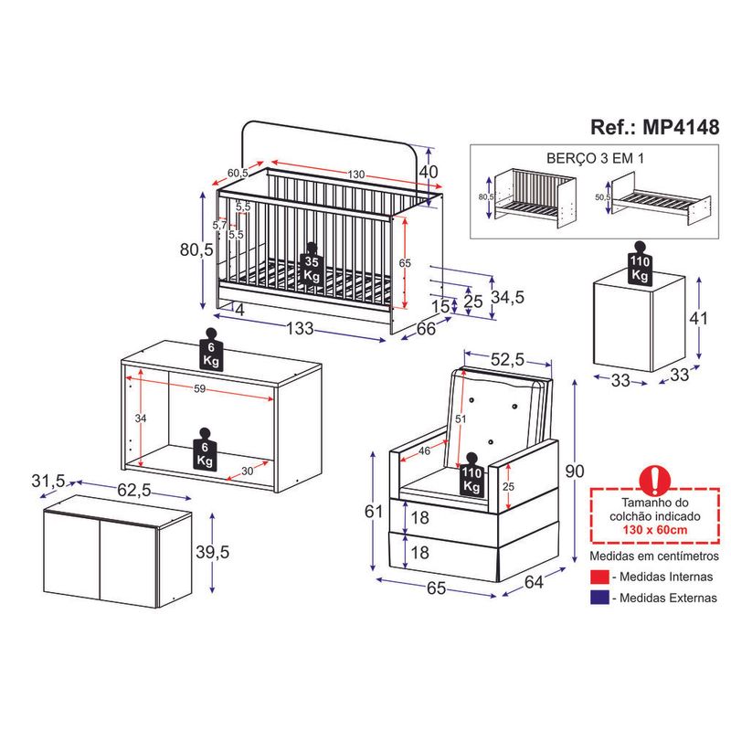 berco-3-em-1-com-poltrona-amamentacao-puff-e-armario-aereo-2-portas-multimoveis-mp4148-branco-cinza