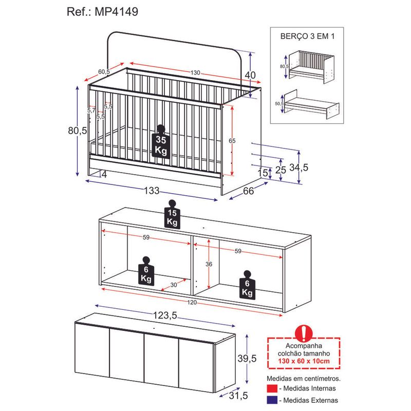 berco-3-em-1-com-colchao-e-armario-aereo-4-portas-multimoveis-mp4149-branco