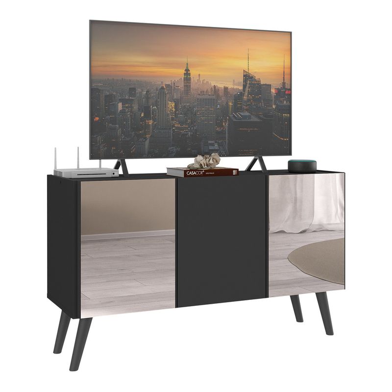 rack-tv-ate-32-polegadas-3-portas-retro-com-espelhos-multimoveis-mp1078-preto