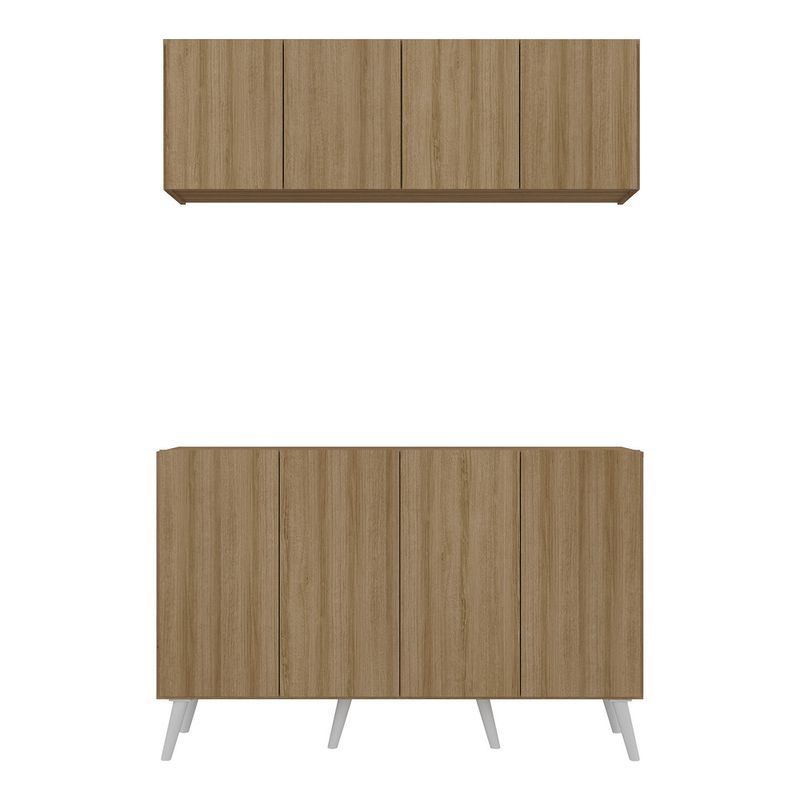 conjunto-cantinho-do-cafe-retro-armario-e-aparador-4-portas-multimoveis-mp1084-rustic-branco