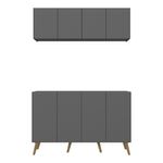 conjunto-cantinho-do-cafe-retro-armario-e-aparador-4-portas-multimoveis-mp1084-grafite-natural