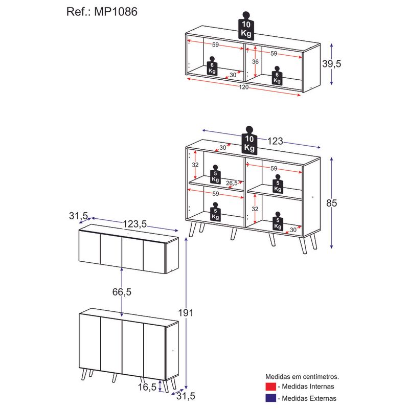 kit-bar-armario-aereo-e-aparador-4-portas-retro-multimoveis-mp1086-preto-branco