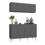 kit-bar-armario-aereo-e-aparador-4-portas-retro-multimoveis-mp1086-grafite-branco