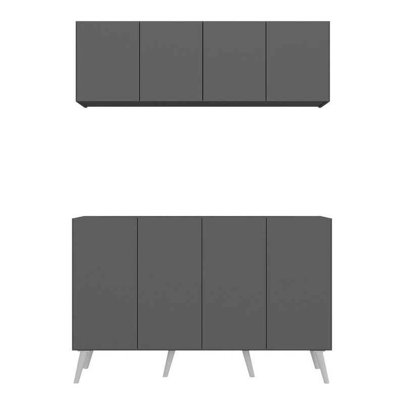 kit-bar-armario-aereo-e-aparador-4-portas-retro-multimoveis-mp1086-grafite-branco