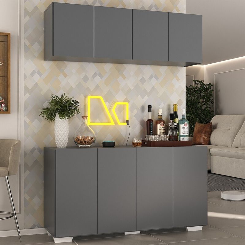 kit-bar-armario-aereo-e-aparador-4-portas-multimoveis-mp1087-grafite-branco