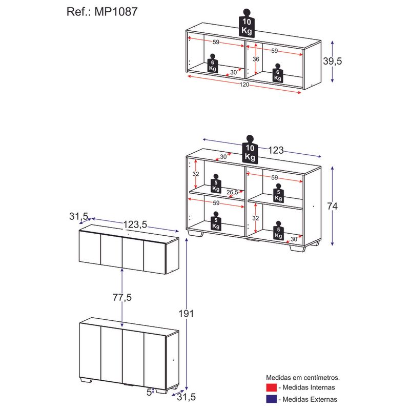kit-bar-armario-aereo-e-aparador-4-portas-multimoveis-mp1087-grafite-preto
