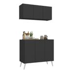 kit-armario-de-cozinha-aereo-e-balcao-3-portas-retro-multimoveis-mp2168-preto-branco