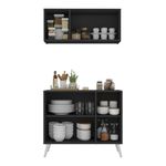 kit-armario-de-cozinha-aereo-e-balcao-3-portas-retro-multimoveis-mp2168-preto-branco