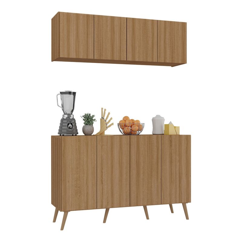 kit-armario-de-cozinha-aereo-e-balcao-4-portas-retro-multimoveis-mp2170-rustic-natural