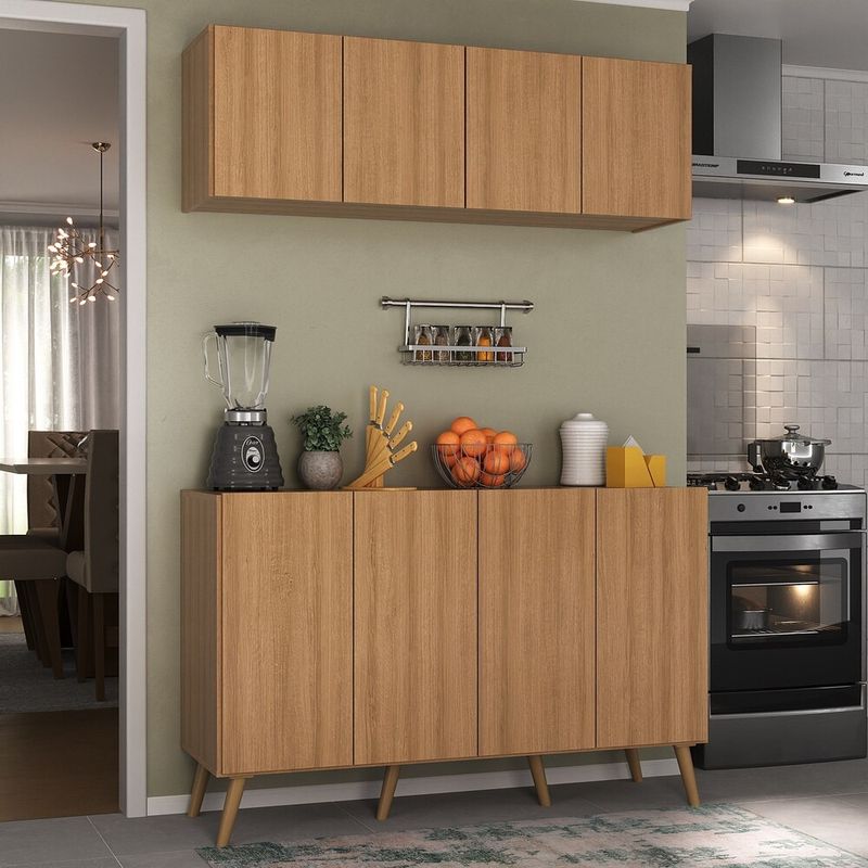 kit-armario-de-cozinha-aereo-e-balcao-4-portas-retro-multimoveis-mp2170-rustic-natural