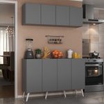 kit-armario-de-cozinha-aereo-e-balcao-4-portas-retro-multimoveis-mp2170-grafite-branco