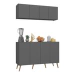 kit-armario-de-cozinha-aereo-e-balcao-4-portas-retro-multimoveis-mp2170-grafite-natural
