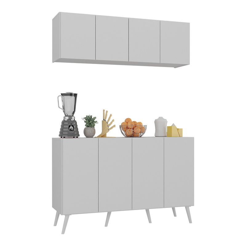 kit-armario-de-cozinha-aereo-e-balcao-4-portas-retro-multimoveis-mp2170-branco
