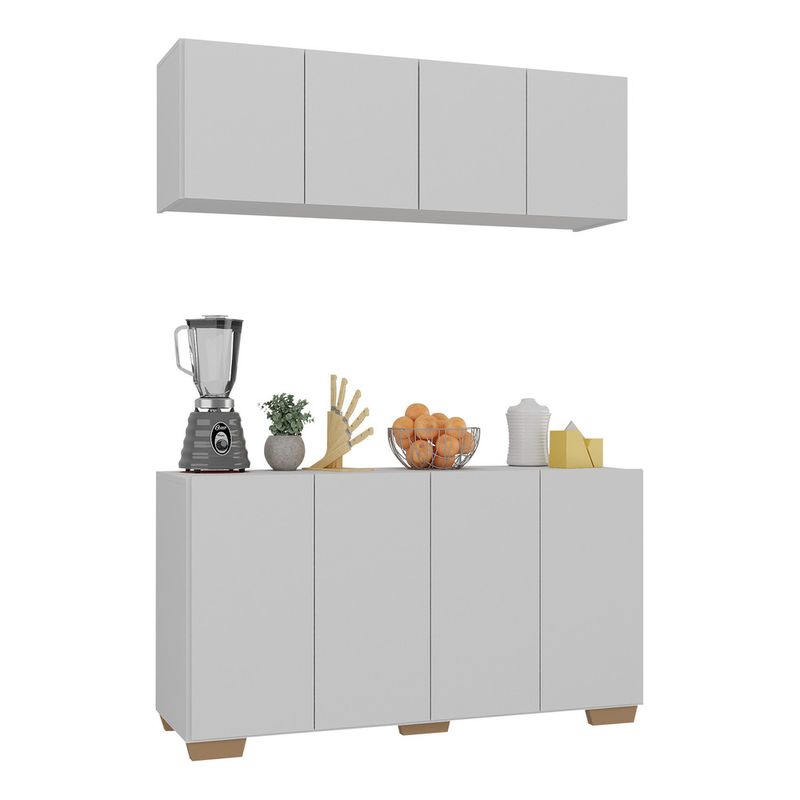 kit-armario-de-cozinha-aereo-e-balcao-4-portas-multimoveis-mp2171-branco-natural