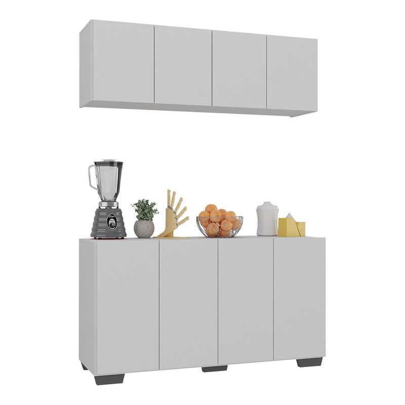 kit-armario-de-cozinha-aereo-e-balcao-4-portas-multimoveis-mp2171-branco-preto