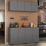 kit-armario-de-cozinha-aereo-e-balcao-4-portas-multimoveis-mp2171-grafite-preto