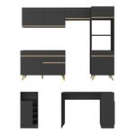 armario-de-cozinha-com-bancada-mesa-gourmet-veneza-multimoveis-mp2174-preto-dourado