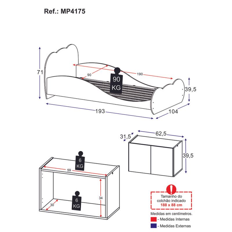 cama-solteiro-com-mesa-de-cabeceira-2-portas-multimoveis-mp4175-branca