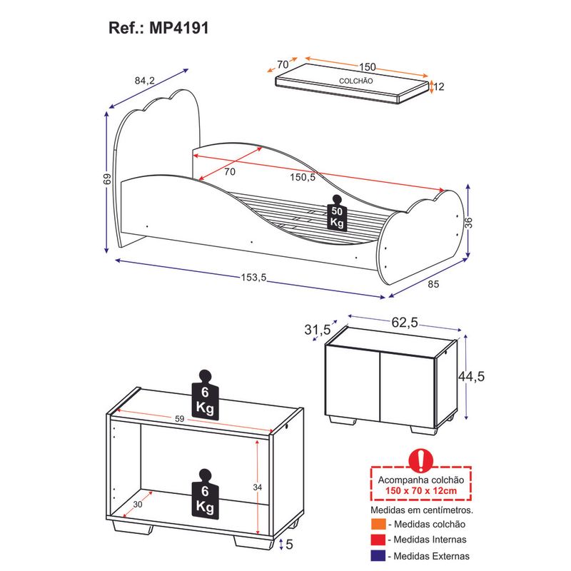 minicama-infantil-com-colchao-incluso-e-mesa-cabeceira-2-portas-multimoveis-mp4191-branca