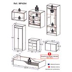 quarto-infantil-completo-c-minicama-e-mesa-cabeceira-multimoveis-mp4204-branco