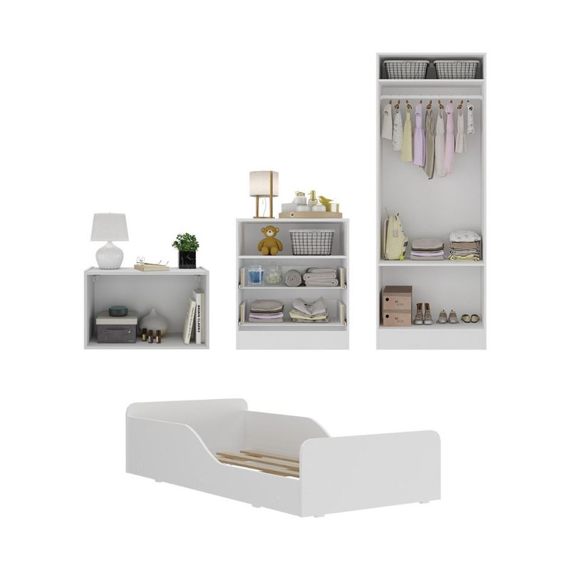quarto-infantil-completo-c-minicama-e-mesa-cabeceira-multimoveis-mp4204-branco