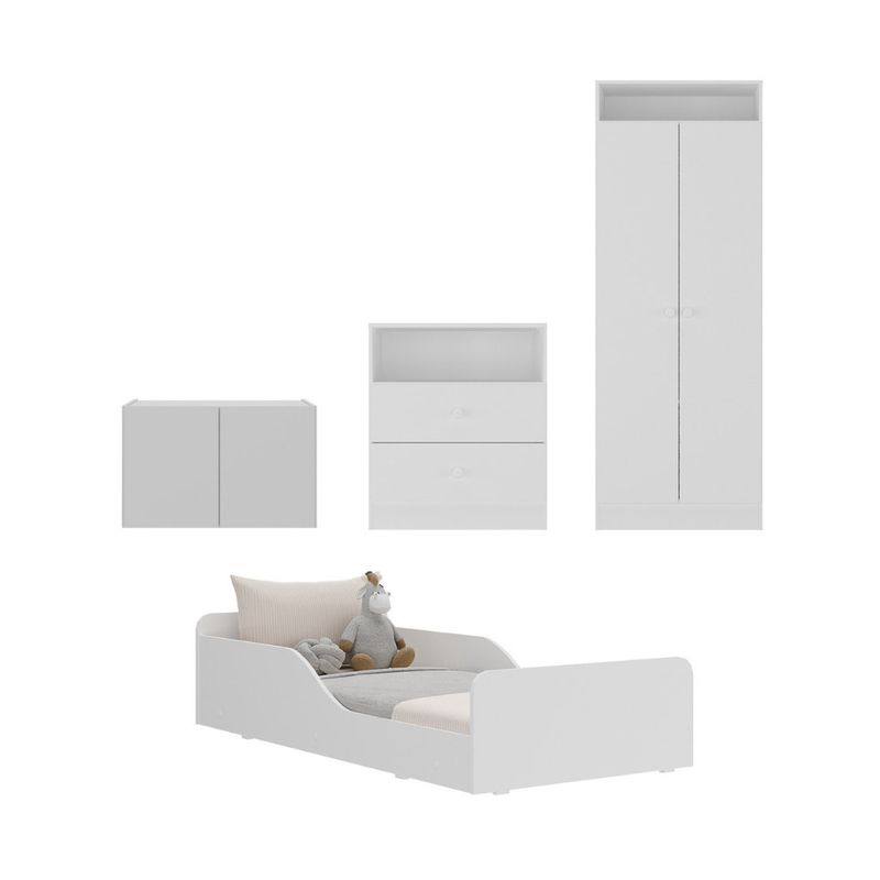 quarto-infantil-completo-c-minicama-e-mesa-cabeceira-multimoveis-mp4204-branco